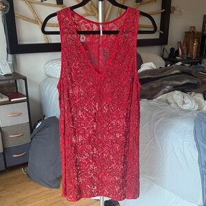 Hand beaded mini dress by Free People